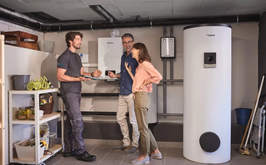 Chaudière gaz condensation Vaillant installation chauffage Brabant Wallon Prev'eau