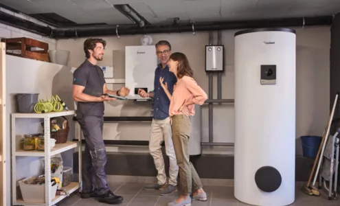 Chaudière gaz condensation Vaillant installation chauffage Brabant Wallon Prev'eau