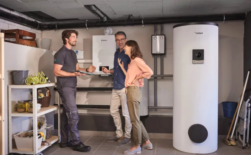 Chaudière gaz condensation Vaillant installation chauffage Brabant Wallon Prev'eau