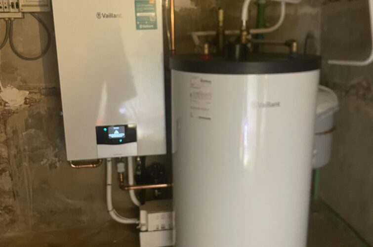 Chaudière à gaz efficace installée à Ottignies-Louvain-la-Neuve, Brabant wallon.