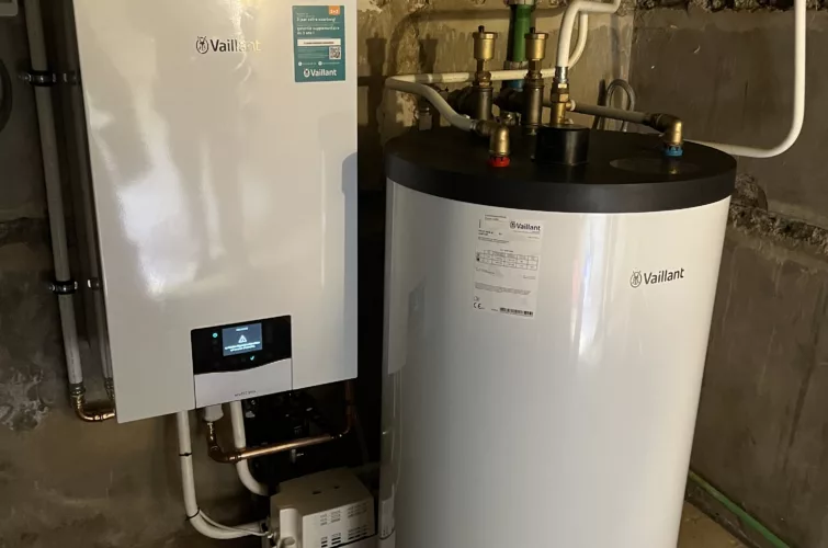 Installation de chaudière à gaz performante à Wavre, Brabant wallon.