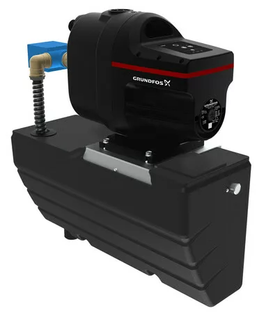 Pompe Grundfoss récupération eau de pluie système domestique Brabant Wallon Prev'eau