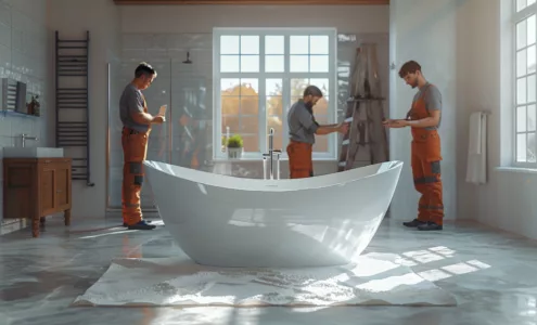 Installation sanitaire salle de bain douche baignoire plomberie Prev'eau Brabant Wallon